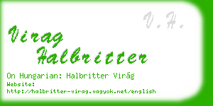 virag halbritter business card