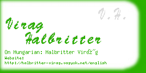 virag halbritter business card